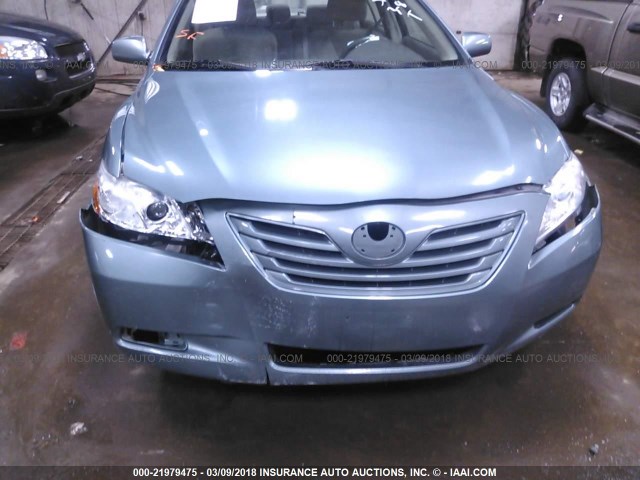 4T1BE46KX9U852125 - 2009 TOYOTA CAMRY SE/LE/XLE Бирюзовый фото 6