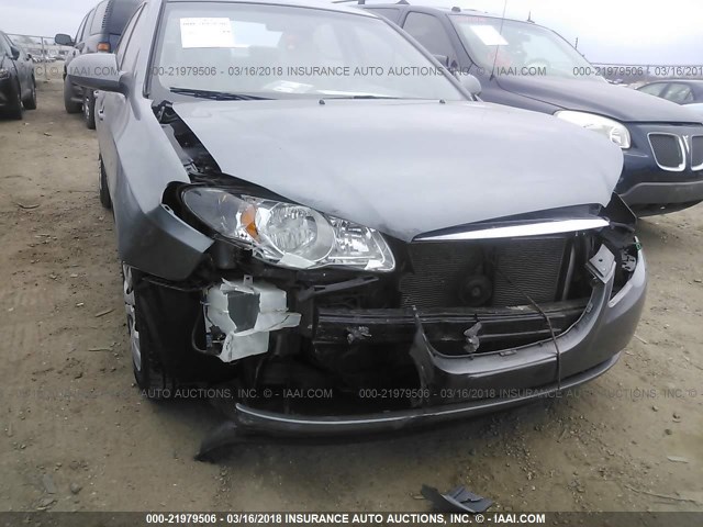 KMHDU4AD2AU194647 - 2010 HYUNDAI ELANTRA BLUE/GLS/SE GRAY photo 6