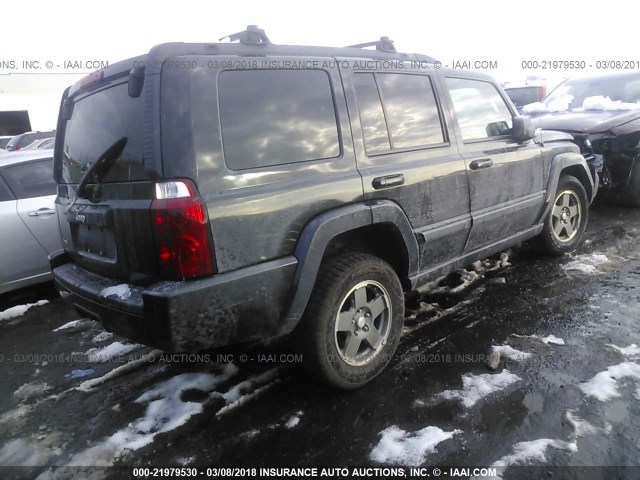 1J8HG48K98C128431 - 2008 JEEP COMMANDER SPORT შავი ფოტო 4