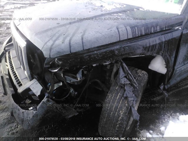 1J8HG48K98C128431 - 2008 JEEP COMMANDER SPORT შავი ფოტო 6