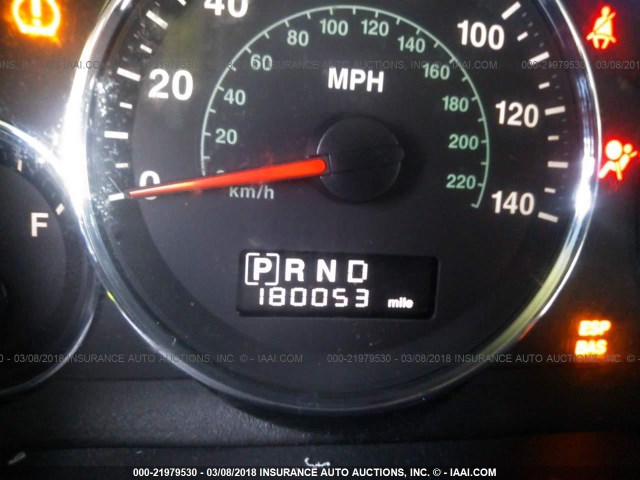 1J8HG48K98C128431 - 2008 JEEP COMMANDER SPORT შავი ფოტო 7