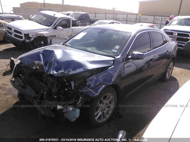 1G11C5SLXFF121388 - 2015 CHEVROLET MALIBU 1LT 蓝色 照片 2