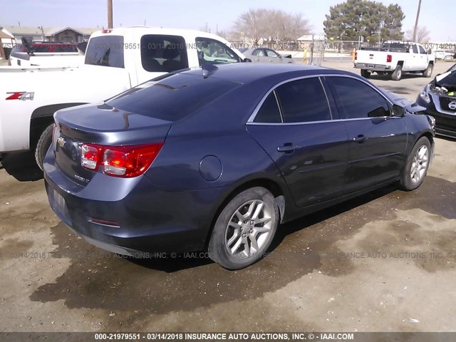 1G11C5SLXFF121388 - 2015 CHEVROLET MALIBU 1LT 蓝色 照片 4