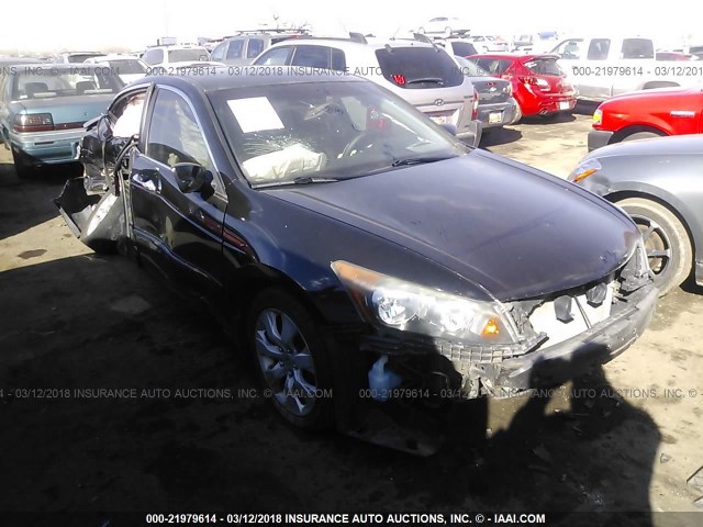 1HGCP3F82CA033962 - 2012 HONDA ACCORD EXL BLACK photo 1