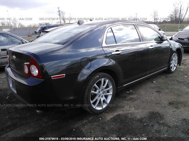 1G1ZG5E72CF256141 - 2012 CHEVROLET MALIBU LTZ 黑色 照片 4