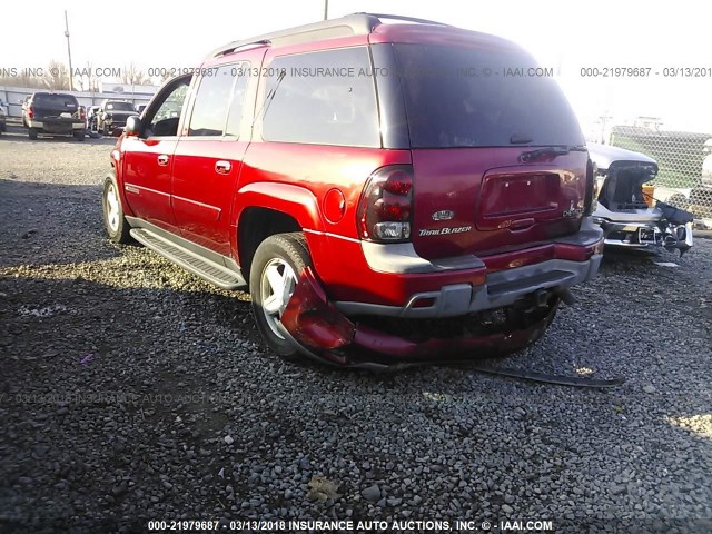 1GNES16S736216872 - 2003 CHEVROLET TRAILBLAZER EXT RED photo 3