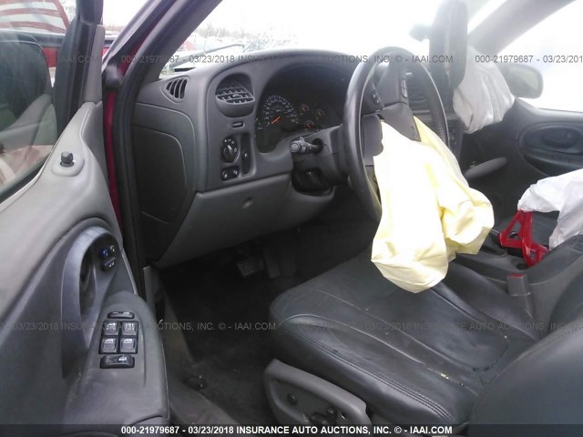 1GNES16S736216872 - 2003 CHEVROLET TRAILBLAZER EXT RED photo 5