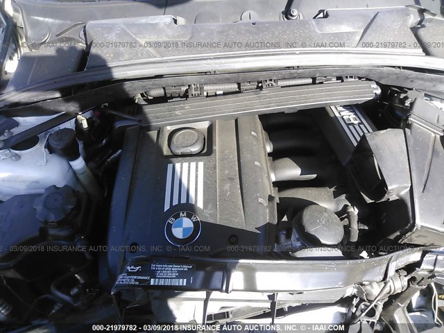 WBAUP7C56DVP25170 - 2013 BMW 128 I WHITE photo 10