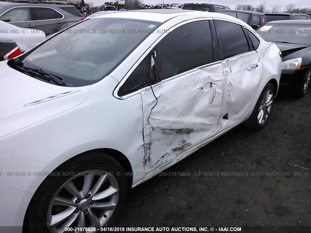 1G4PR5SK8C4193460 - 2012 BUICK VERANO CONVENIENCE WHITE photo 6