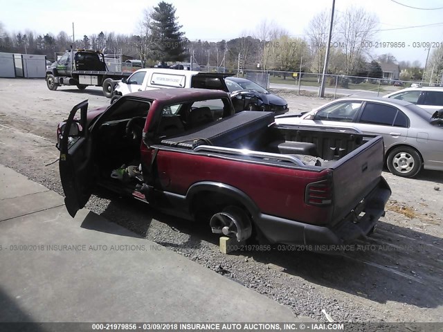 1GCCS14Z7R8117322 - 1994 CHEVROLET S TRUCK S10 MAROON photo 3