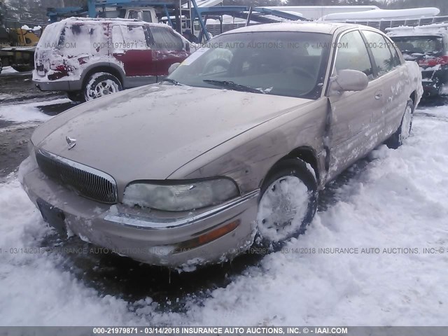 1G4CW52K8X4628538 - 1999 BUICK PARK AVENUE  TAN photo 2