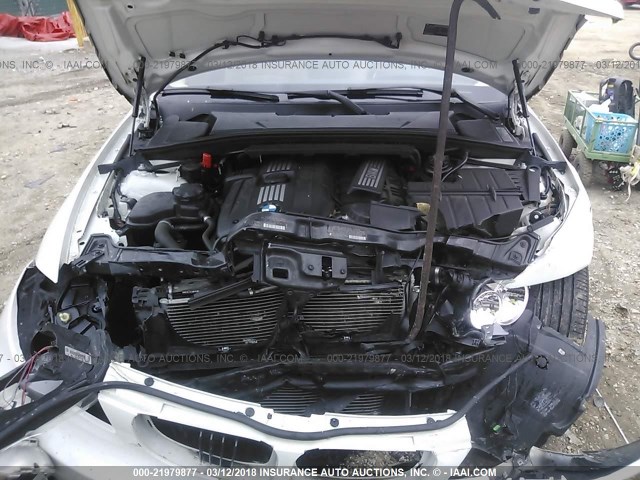 WBAUP9C56BVL89819 - 2011 BMW 128 I თეთრი ფოტო 10