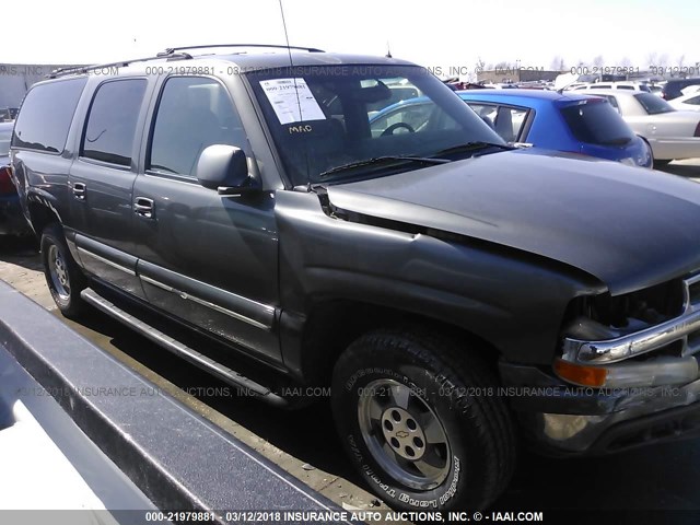 1GNEC16T22J188206 - 2002 CHEVROLET SUBURBAN C1500 GRAY photo 1