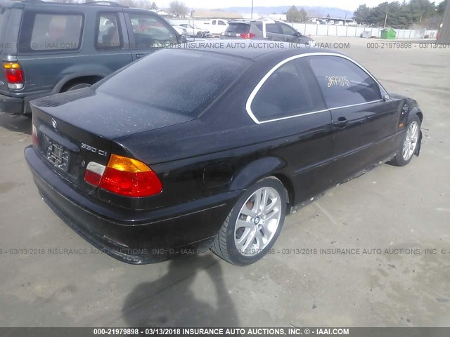 WBABN53411JU35351 - 2001 BMW 330 CI BLACK photo 4