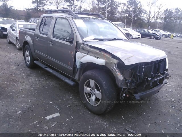 1N6AD07U36C406862 - 2006 NISSAN FRONTIER CREW CAB LE/SE/OFF ROAD GRAY photo 1