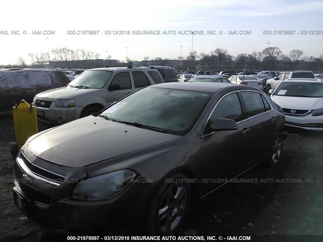 1G1ZC5EB6AF300042 - 2010 CHEVROLET MALIBU 1LT 金色 照片 2