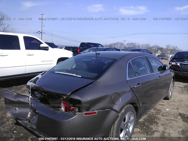 1G1ZC5EB6AF300042 - 2010 CHEVROLET MALIBU 1LT 金色 照片 4