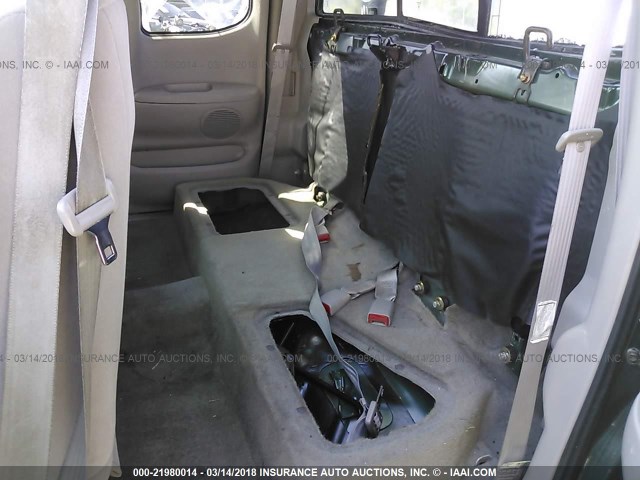 5TBRT34133S378875 - 2003 TOYOTA TUNDRA ACCESS CAB SR5 GREEN photo 8