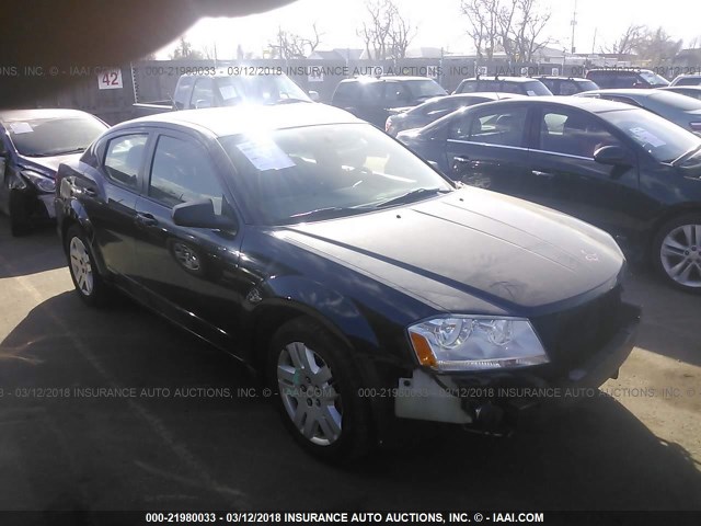 1B3BD4FB7BN541020 - 2011 DODGE AVENGER EXPRESS 深蓝色 照片 1