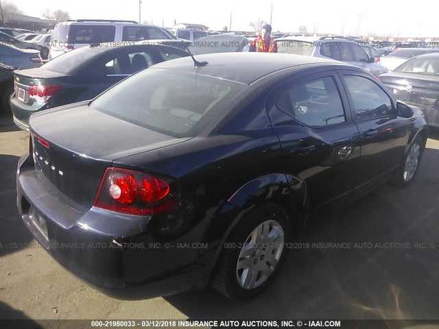 1B3BD4FB7BN541020 - 2011 DODGE AVENGER EXPRESS 深蓝色 照片 4