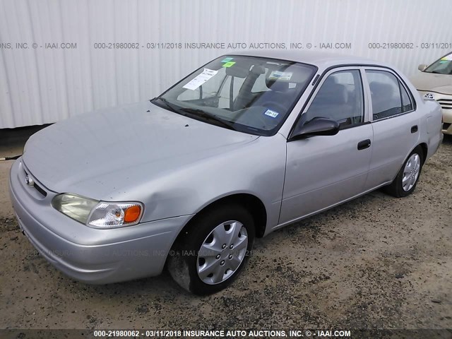 1NXBR12E1XZ301730 - 1999 TOYOTA COROLLA VE/CE/LE 棕色 照片 2