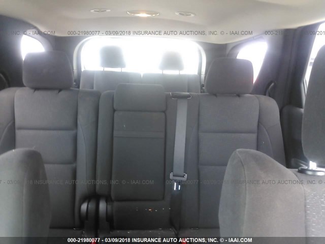 1C4RDJAG9CC104597 - 2012 DODGE DURANGO SXT SILVER photo 8