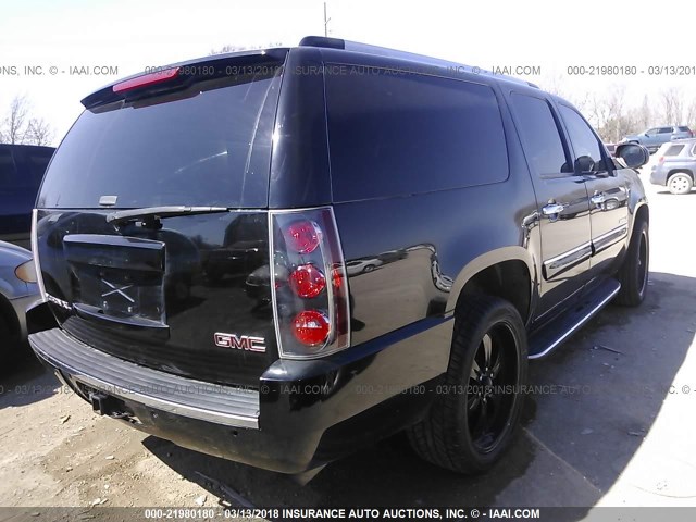 1GKFK66887J289688 - 2007 GMC YUKON XL DENALI BLACK photo 4