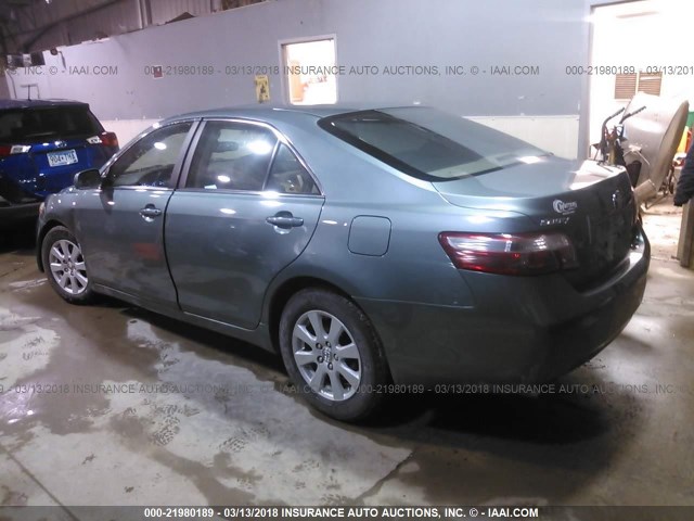4T1BK46K97U539878 - 2007 TOYOTA CAMRY NEW GENERAT LE/XLE/SE TEAL photo 3
