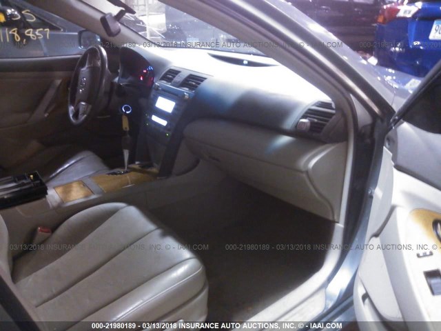 4T1BK46K97U539878 - 2007 TOYOTA CAMRY NEW GENERAT LE/XLE/SE TEAL photo 5