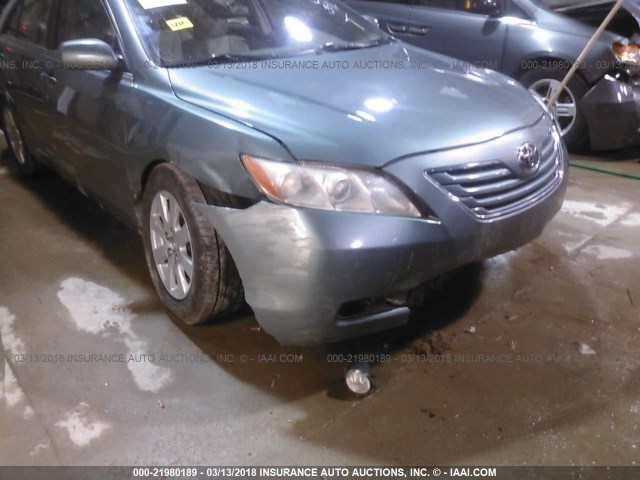 4T1BK46K97U539878 - 2007 TOYOTA CAMRY NEW GENERAT LE/XLE/SE TEAL photo 6