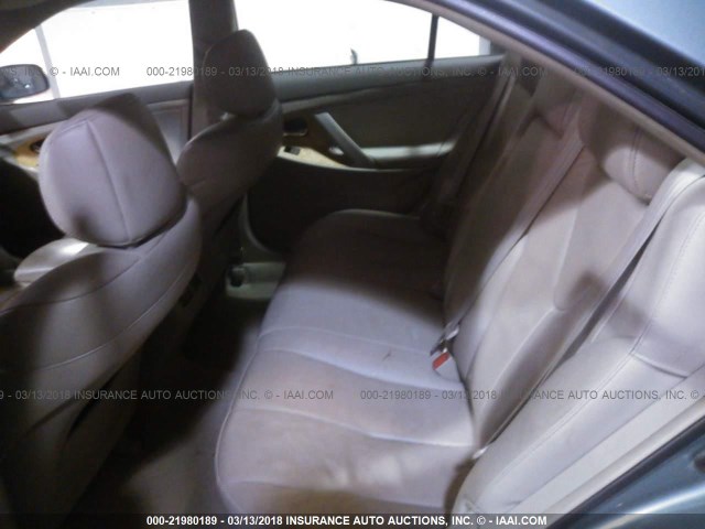 4T1BK46K97U539878 - 2007 TOYOTA CAMRY NEW GENERAT LE/XLE/SE TEAL photo 8