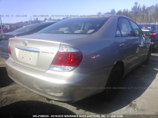 4T1BE32K16U652536 - 2006 TOYOTA CAMRY LE/XLE/SE GOLD photo 4