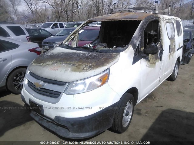 3N63M0ZN3HK716070 - 2017 CHEVROLET CITY EXPRESS LT WHITE photo 2