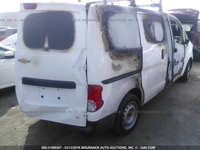 3N63M0ZN3HK716070 - 2017 CHEVROLET CITY EXPRESS LT WHITE photo 4