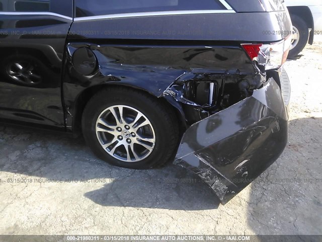 5FNRL5H61BB032318 - 2011 HONDA ODYSSEY EXL შავი ფოტო 6