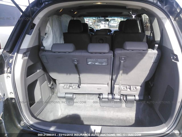 5FNRL5H61BB032318 - 2011 HONDA ODYSSEY EXL შავი ფოტო 8
