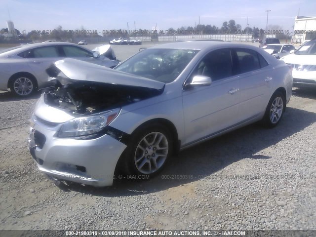 1G11C5SL6FF279422 - 2015 CHEVROLET MALIBU 1LT 银色 照片 2