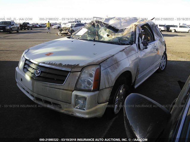 1GYEE637350229602 - 2005 CADILLAC SRX WHITE photo 2