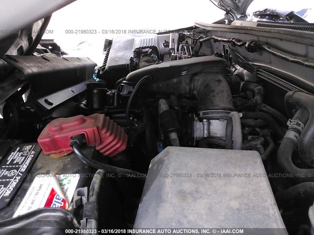 5TFJX4GN6DX015687 - 2013 TOYOTA TACOMA DOUBLE CAB ვერცხლისფერი ფოტო 10