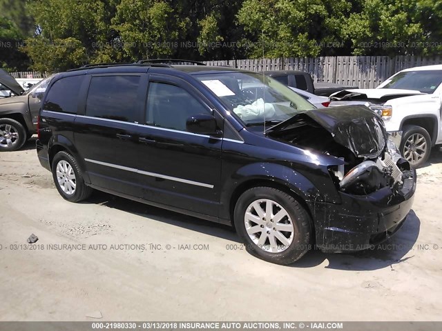 2A4RR5D16AR188182 - 2010 CHRYSLER TOWN & COUNTRY TOURING Dark Blue photo 1