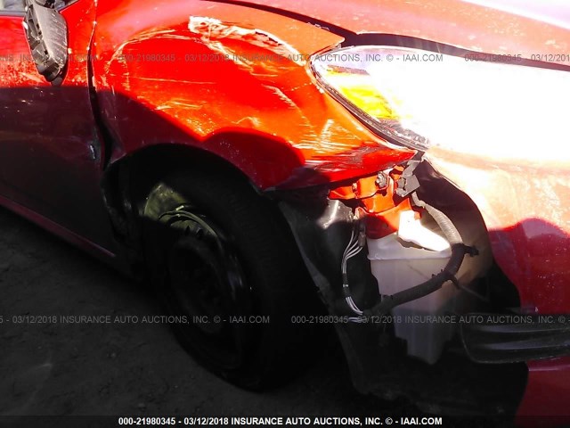 2T1KU4EE1AC458209 - 2010 TOYOTA COROLLA MATRIX  RED photo 6