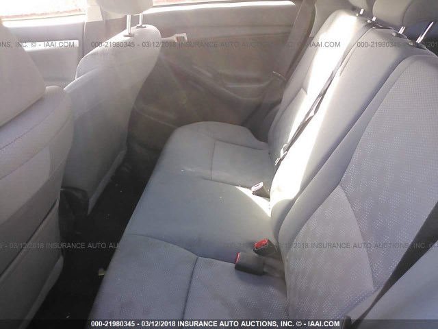 2T1KU4EE1AC458209 - 2010 TOYOTA COROLLA MATRIX  RED photo 8