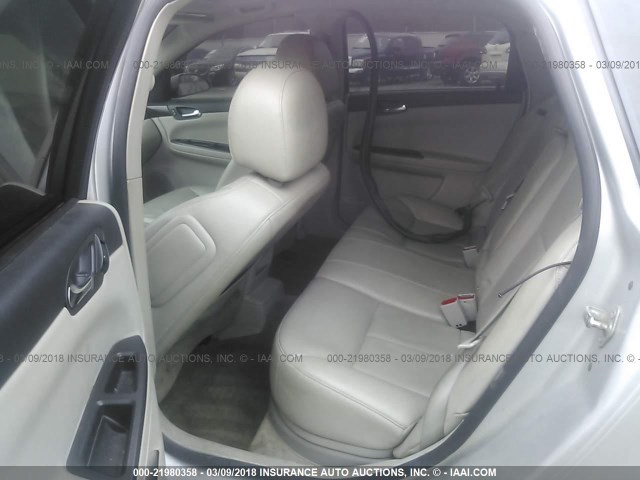 2G1WC5E35D1190995 - 2013 CHEVROLET IMPALA LTZ ვერცხლისფერი ფოტო 8