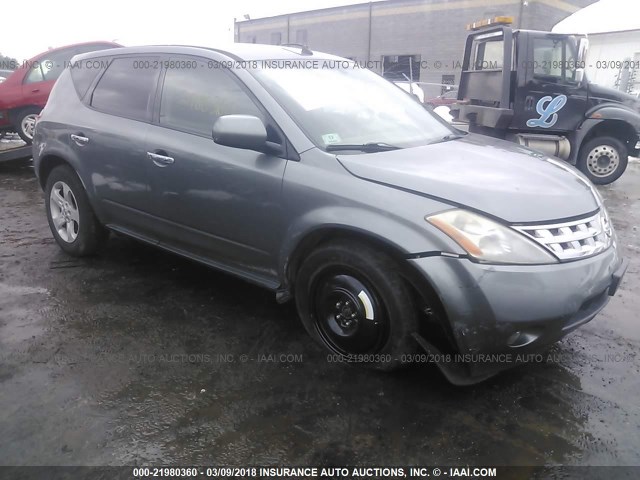 JN8AZ08W65W410894 - 2005 NISSAN MURANO SL/SE/S GRAY photo 1