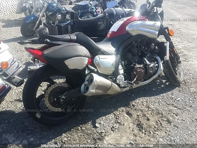 JYAVP29E4AA001851 - 2010 YAMAHA VMX17 红色 照片 4
