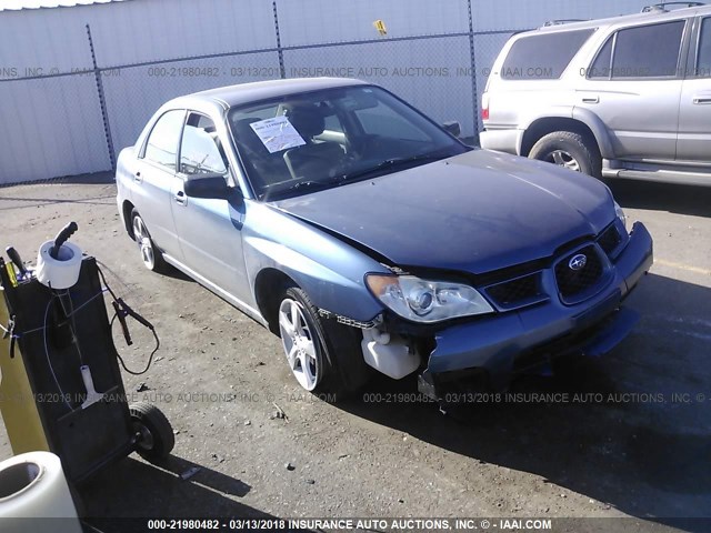 JF1GD61677H518228 - 2007 SUBARU IMPREZA 2.5I BLUE photo 1