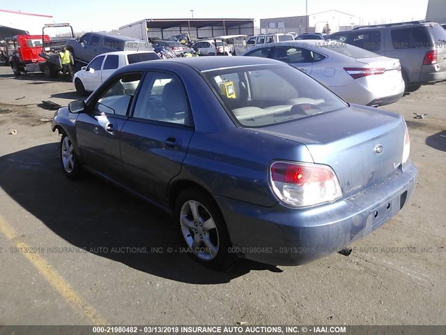 JF1GD61677H518228 - 2007 SUBARU IMPREZA 2.5I BLUE photo 3