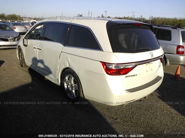 5FNRL5H92CB116918 - 2012 HONDA ODYSSEY TOURING/TOURING ELITE WHITE photo 3