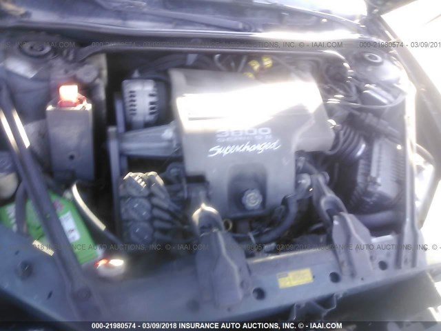 2G4WF5515Y1101246 - 2000 BUICK REGAL GS GREEN photo 10