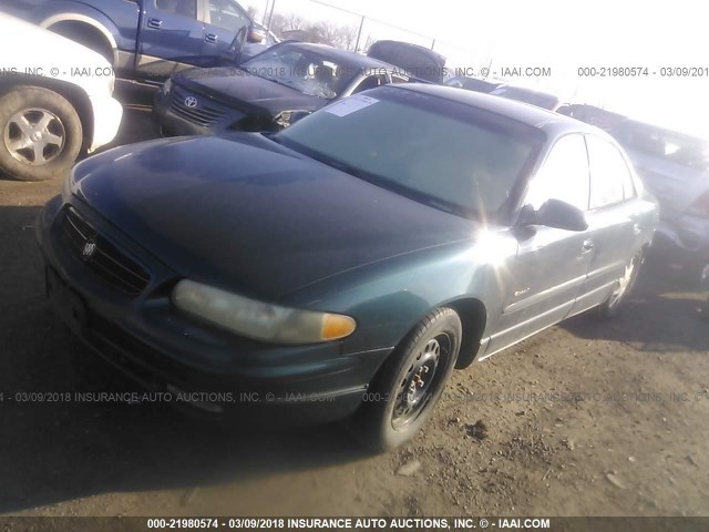 2G4WF5515Y1101246 - 2000 BUICK REGAL GS GREEN photo 2
